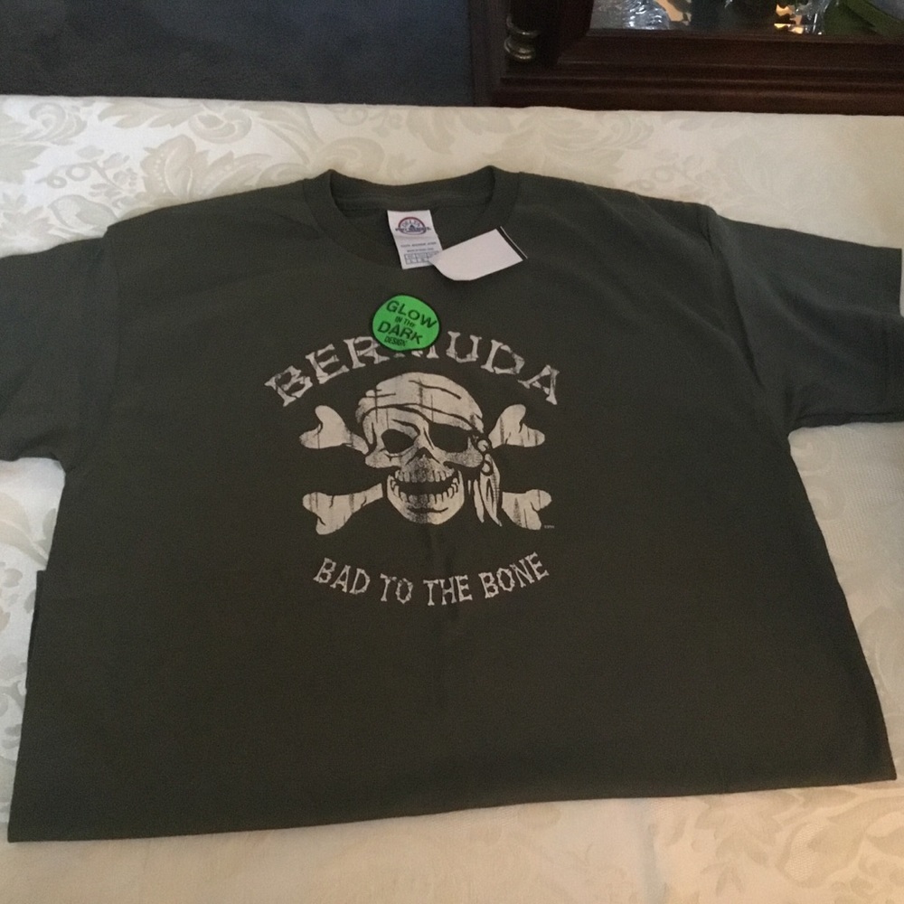 Delta Pro Weight Bermuda Green T-shirt. Size L